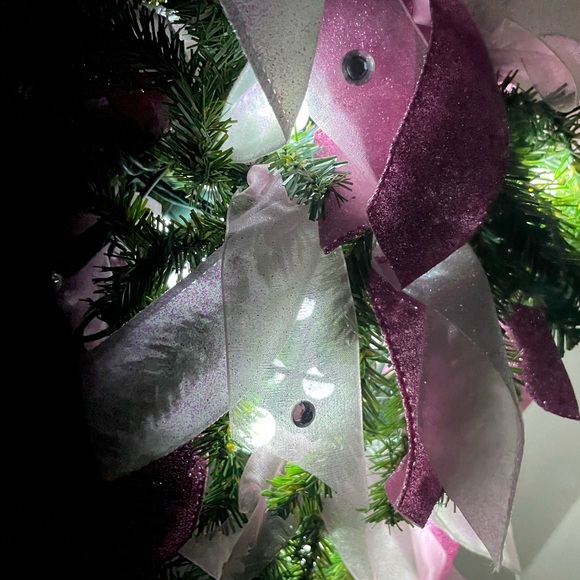 Cherish the Seasons Light Up New! 20” Pink Christmas Decor Mannequin Dress Form - Picture 8 of 9